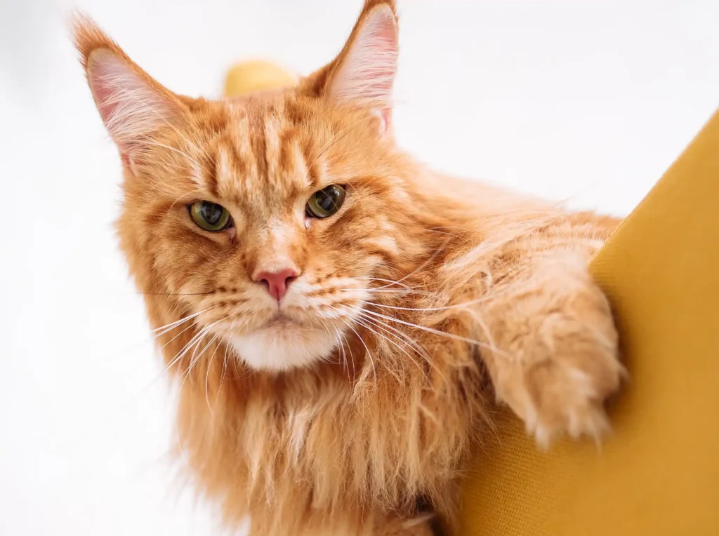 A beautiful tabby maine coon